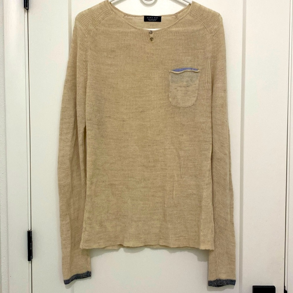 Zara Man Cashmere Blend Sweater |Size Large
